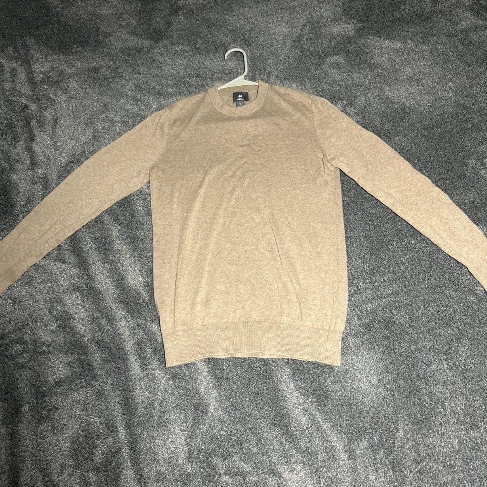 Tan H&M Small Slim Fit long sleeve